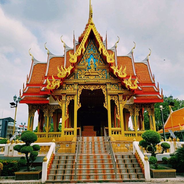 泰國曼谷素坤逸地區百年歷史寺廟景點馬哈布寺Wat Mahabut，適合拍照📸打卡冥想好去處