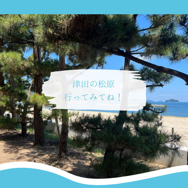【香川旅行】知られざるおしゃれエリア！津田の松原のおすすめスポット！