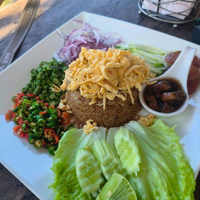 Authentic Thai food in a Rice Field🌾
