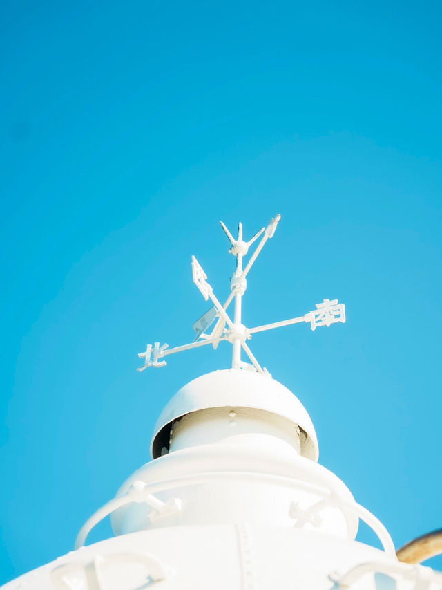 【初島】初島灯台✨️絶景の白い灯台