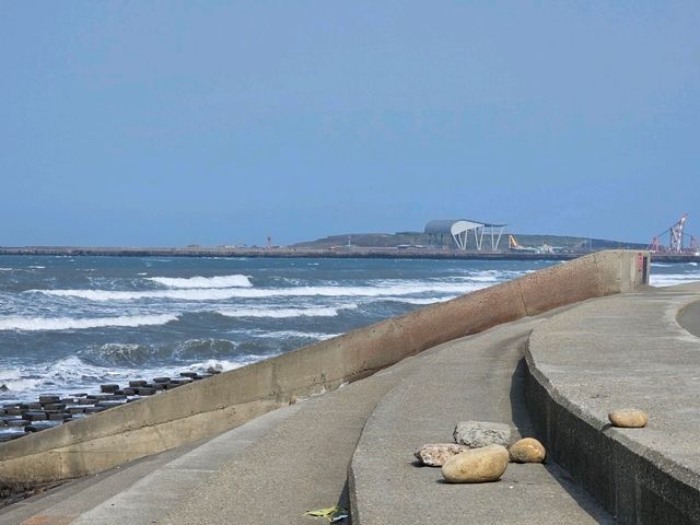 竹圍豬鼻子沙灘，桃園海邊秘境