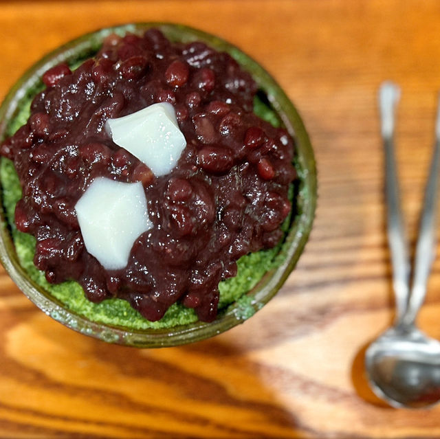 🇰🇷釜山✈️手工傳統紅豆冰서빙고