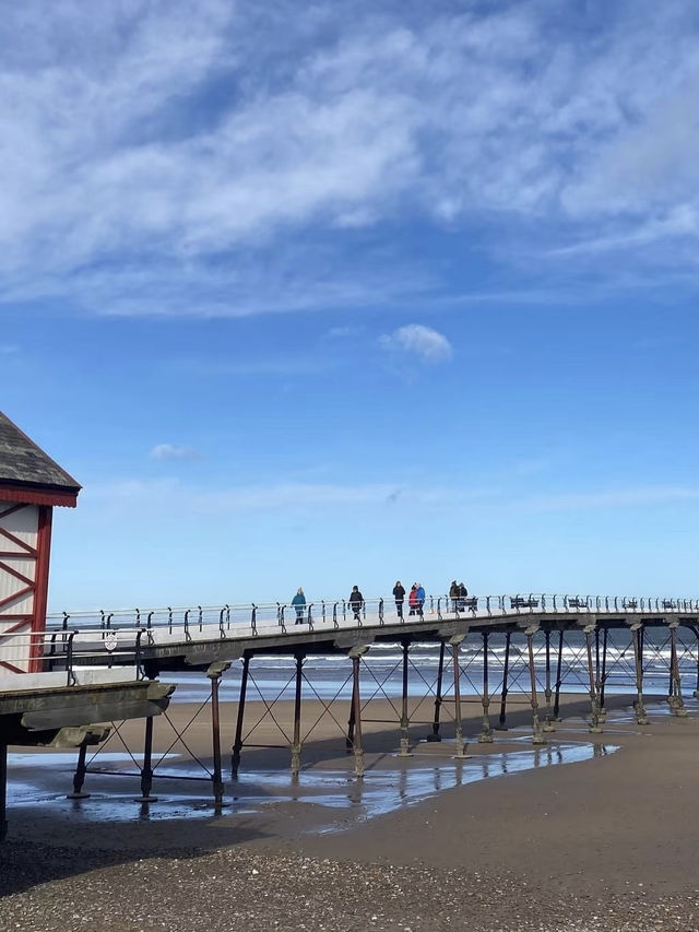 A Classic Seaside Stroll at Saltburn Pier
