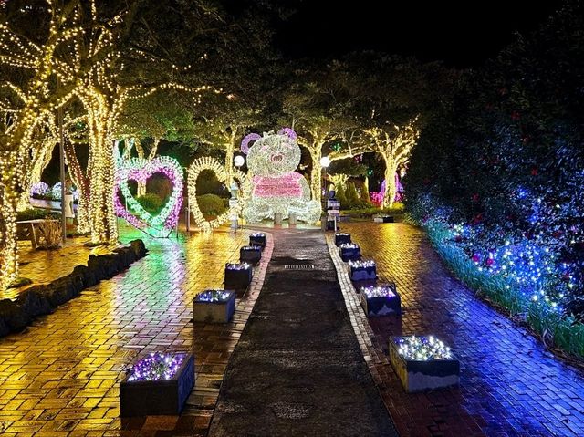 A night visit to Jeju Herb Land