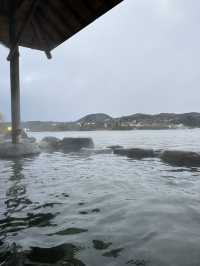 【鳥取】湖上に浮かぶ絶景の宿♨️