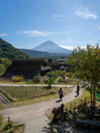 西湖いやしの里根場 🏯🍃 昔ながらの茅葺き屋根の風景に癒される