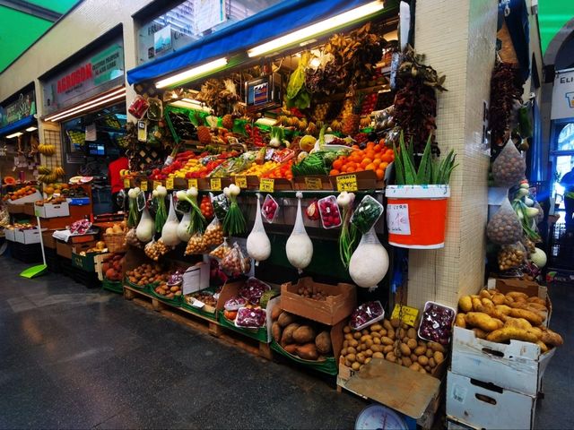 The Mercado dos Lavradores - Farmers' Market in Funchai, Madeira
