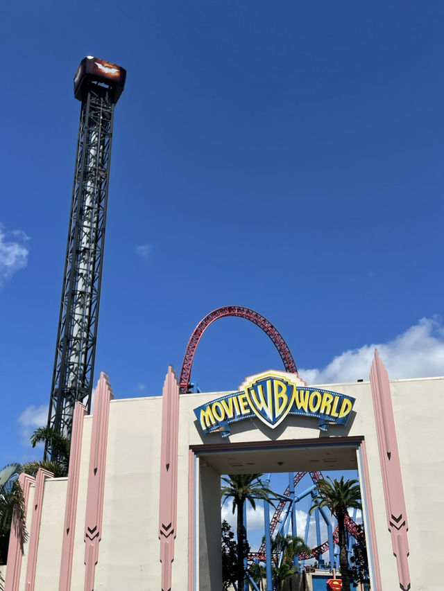 黃金海岸必去主題樂園😍Movie World南半球最長過山車！