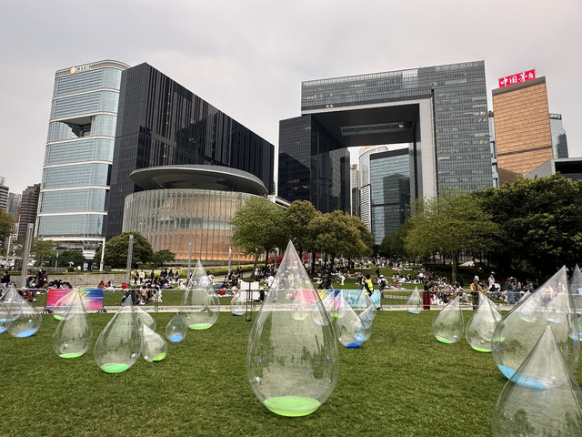 香港好去處 | 金鐘 | 添馬公園舞動水滴展