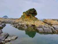 Beautiful view at Heping Island Geopark, Keelung, Taiwan