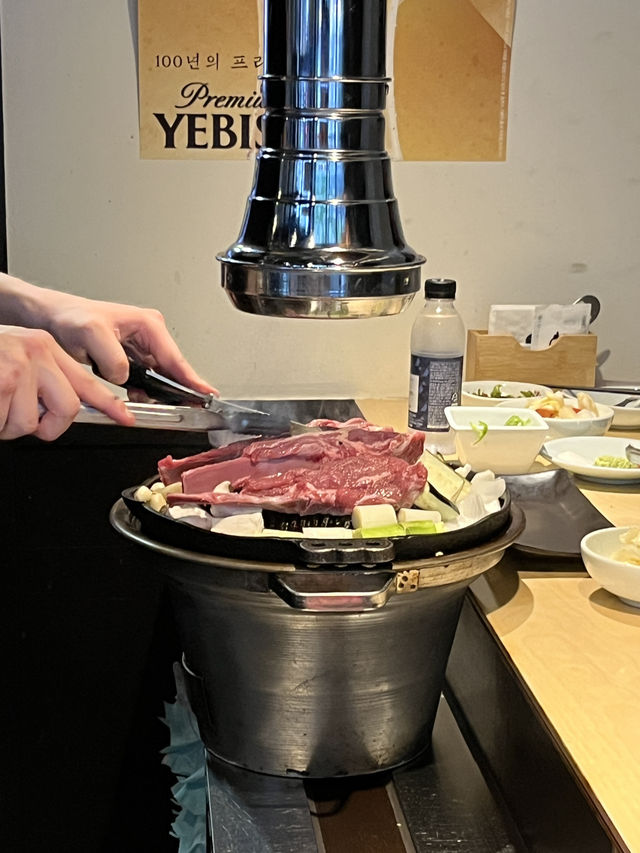 프리미엄 양갈비를 화로에 구워주는 인천 송도 맛집🐑🥩