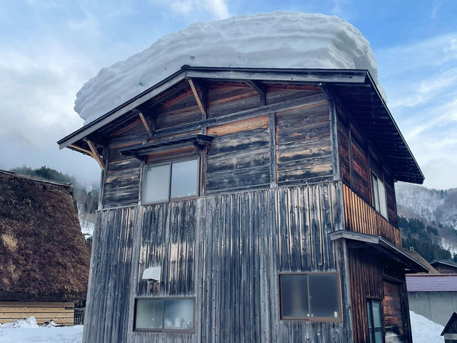 【四月合掌村】 春雪未融的童話世界 ❄️🏔