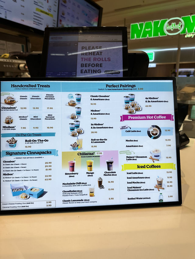 Swirls of Sweetness at Cinnabon