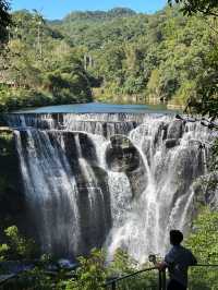 A day trip to Shifen for its curtain-like waterfalls