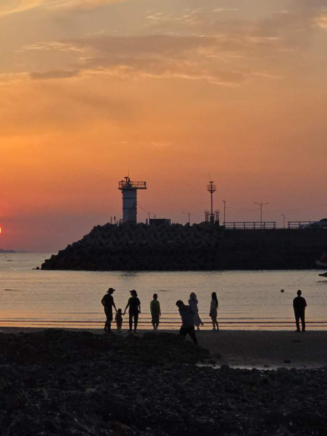 🏖️ 서해의 일몰 명소, 꽃지해수욕장