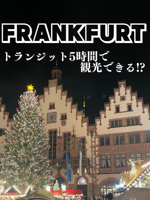 【フランクフルト🇩🇪トランジット5時間で観光できる？】