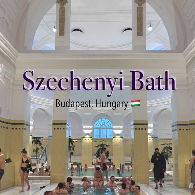 Budapest: Europe's Answer to a "Northeast Bathhouse"—Szechenyi Thermal Bath! ♨️👑