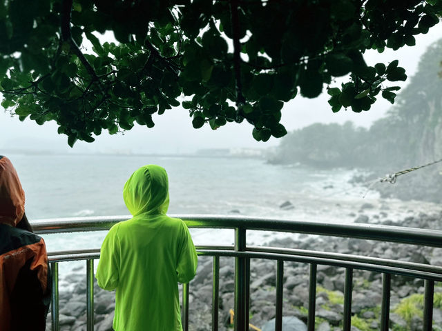 🌧️ 비내리던 날 ‘정방폭포’