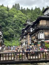夏天的銀山溫泉也是很有特色的