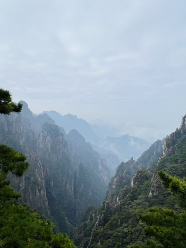 十月份的黃山