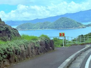 카고시마시 남오스미초 드라이브 & 키리시마 카페.