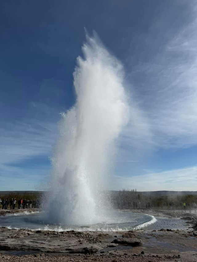 冰島自然美景 史托克間歇泉 玄武岩石柱 冰島自然美景 史托克間歇泉 玄武岩石柱