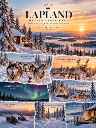 🦌 LAPLAND ไม่ใช่แค่หิมะ แต่คือประสบการณ์กลางธรรมชาติ

หนึ่งในประสบการณ์ที่หลายคนนึกถึงเมื่อพูดถึง Lapland คือ การพบกวางเรนเดียร์ 🦌

กวางเรนเดียร์เป็นส่วนหนึ่งของวิถีชีวิตและวัฒนธรรมของชาว Sámi ซึ่งเป็นชนพื้นเมืองในพื้นที่ทางตอนเหนือของยุโรป การมาเยือนจึงไม่ได้มีแค่การถ่ายรูปกับสัตว์น่ารัก ๆ แต่ยังเป็นโอกาสได้เรียนรู้เรื่องราวของผู้คนและพื้นที่แห่งนี้ด้วย

อีกกิจกรรมที่เป็นไฮไลต์คือ Husky Safari 🐕🦺

ลองนึกภาพการนั่งบนเลื่อน ขณะที่สุนัขฮัสกี้วิ่งผ่านเส้นทางที่เต็มไปด้วยหิมะสองข้างทาง

ไม่มีเสียงรถ
ไม่มีตึกสูง
มีเพียงเสียงฝีเท้าบนหิมะ เสียงลมหายใจของสุนัข และป่าสนที่ทอดยาวออกไปสุดสายตา

นอกจากนั้นยังมีกิจกรรมฤดูหนาวอีกหลายอย่าง เช่น

🎿 เล่นสกีและสโนว์บอร์ด
🛷 Snowmobile
🥾 เดิน Snowshoe ในป่าหิมะ
🔥 นั่งพักในกระท่อมกลางธรรมชาติ
🧖♀️ Sauna แบบฟินแลนด์

สิ่งที่ชอบที่สุดของ Lapland อาจไม่ใช่กิจกรรมใดกิจกรรมหนึ่ง

แต่คือ บรรยากาศระหว่างกิจกรรม

การได้ออกจากเมือง
เดินเข้าไปในป่าที่ปกคลุมด้วยหิมะ
หยุดพักท่ามกลางความเงียบ
แล้วมองไปรอบ ๆ โดยแทบไม่มีอะไรนอกจากต้นสน ภูเขา และสีขาวของฤดูหนาว 🤍

Lapland จึงไม่ใช่เพียงสถานที่ที่เราเดินทางไปเพื่อ “ดูหิมะ”

แต่เป็นสถานที่ที่ทำให้เราได้ ใช้ชีวิตช้าลง และสัมผัสธรรมชาติอย่างเต็มที่

📍 Finnish Lapland, Finland 🇫🇮
🦌 Reindeer Experience
🐕🦺 Husky Safari
❄️ Winter Activities

#Lapland #FinnishLapland #FinlandTravel #WinterTravel