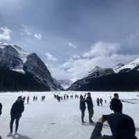 Lake Louise in Spring - still Frozen!