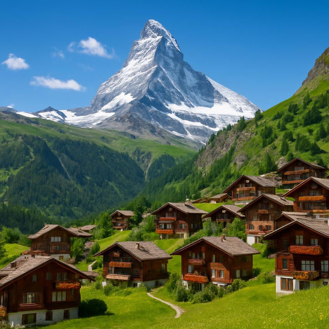 ❄️ Zermatt, Switzerland — The Alpine Dream at the Foot of the Matterhorn