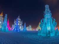 Harbin, China (Ice Festival starts late December)