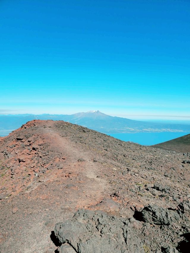 해외여행 칠레 푸에르토 바라스의 Volcán Osorno 등산 