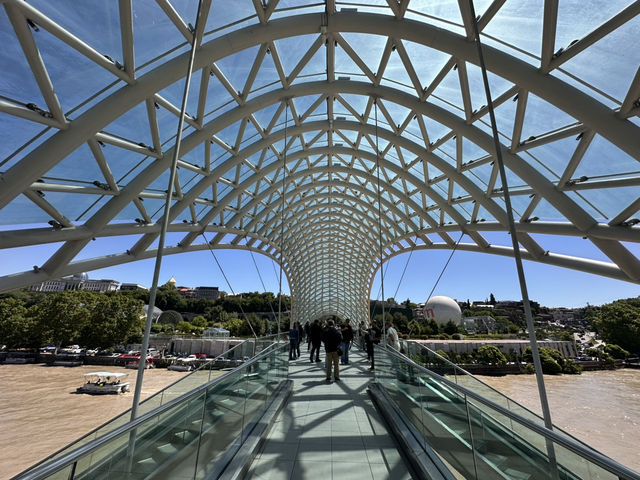 Bridge of peace in Tbilisi 