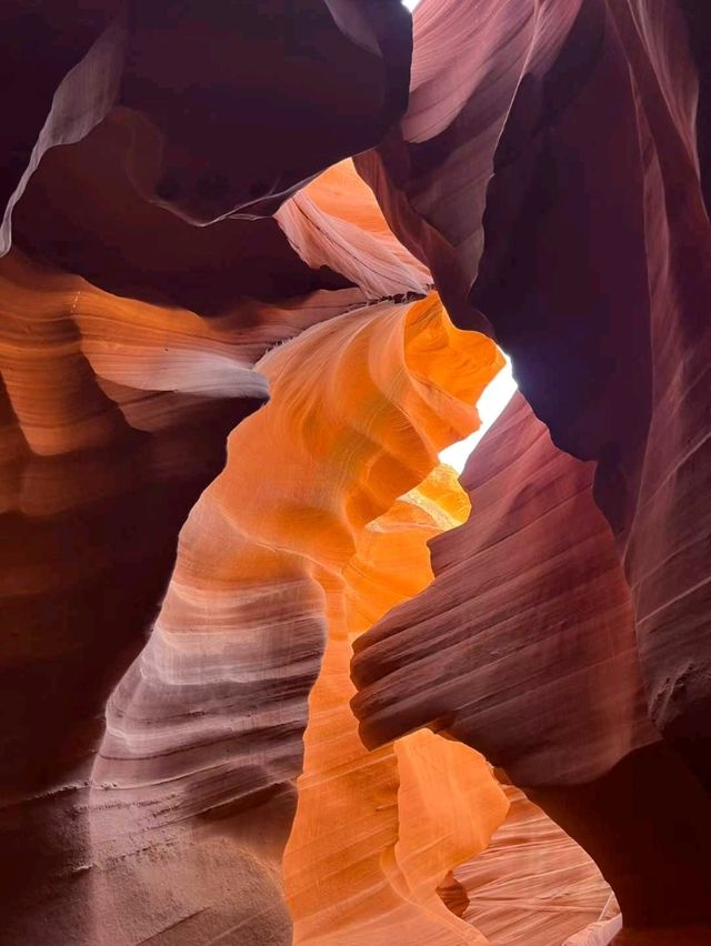 ✨ Antelope Canyon’s Sculpted Light & Shadows 🌄