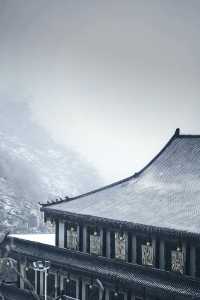 武漢的雪，落在了木蘭山之上