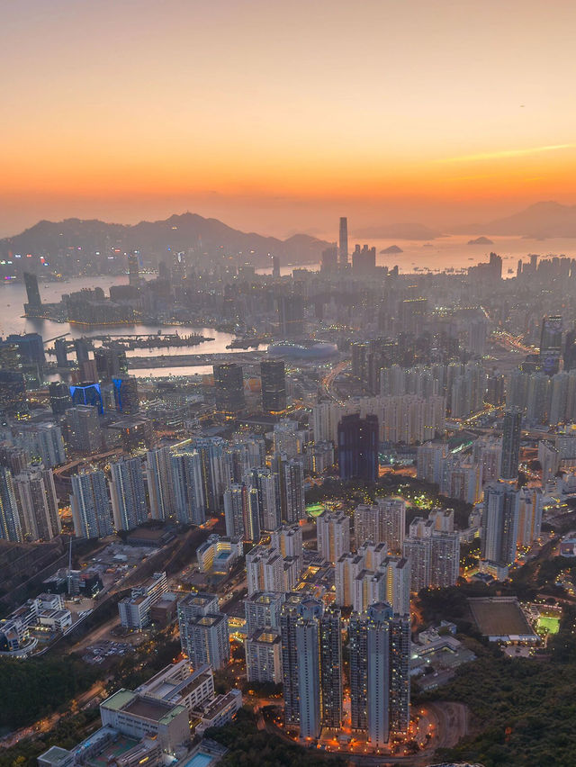 香港的夜景竟然這麼的美