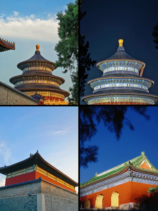 北京 | 錯峰遊天壇，第一次看到亮燈的祈年殿