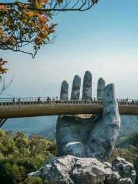 Golden Bridge on Bana Hills Vietnam🇻🇳❤️