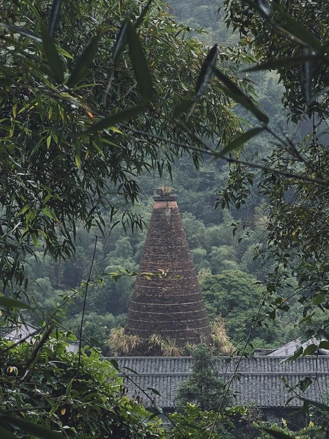 雨天的蒼南碗窯古村 仿佛回到了明清朝代