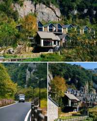 新昌·安嵐住進山川幽谷之間的庭院別墅酒店。