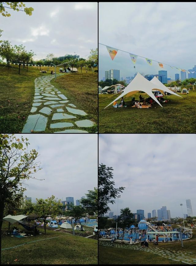 深圳北|超大免費露營活動正在進行，還有美食街。