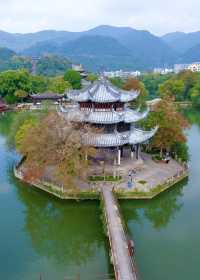 臨海｜東湖公園｜秀麗的江南園林｜打卡臨海