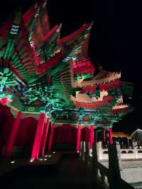 滄州南川樓的夜景，依然如此美麗