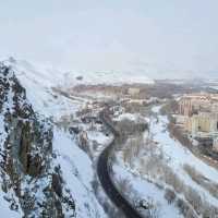 Hiking to a mountain in Altay city (west)