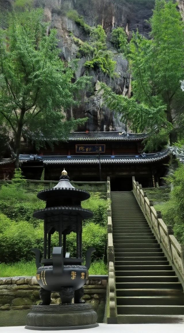 懸崖佛國！天台明岩古寺：在千年洞穴中觸摸時間的禪意