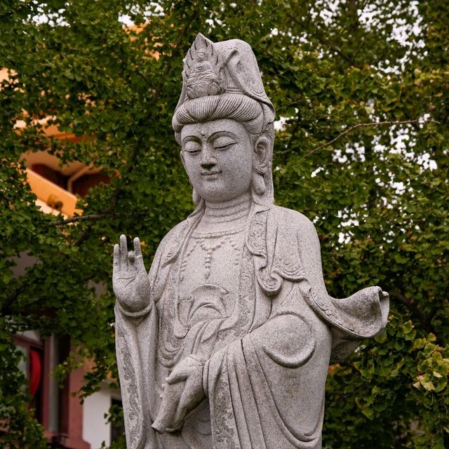 Beautiful Stone Buddhas in Qibao Temple 🗿🙏