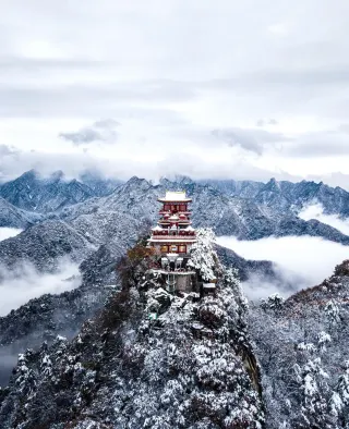 Xi'an Nanwutai First Snow Nanny Guide｜Capture Stunning Shots Effortlessly