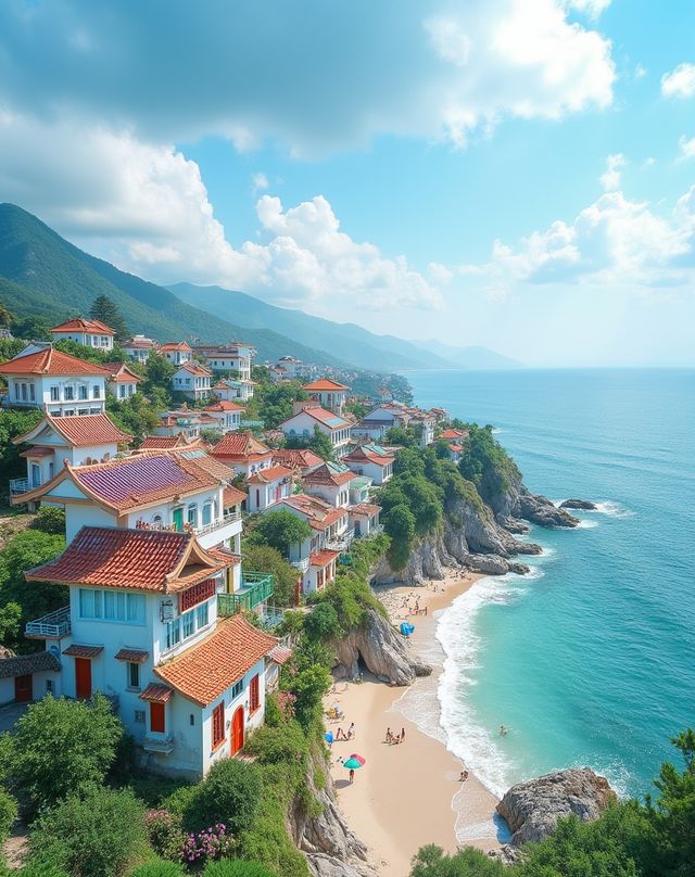 七彩漁村童話世界｜中國的“五漁村”、“彩虹村”｜“彩色王國”