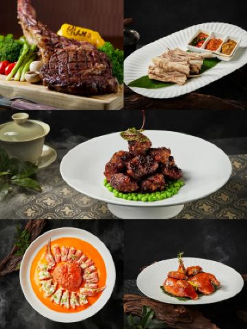 A prime location on the shores of Jinji Lake, this luxurious residence frames the romantic Jiangnan scenery of the Gate to the Orient and the Ferris wheel within its windows.