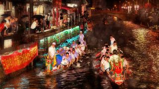 Dragon Boat Festival, come to Changle for a rain-or-shine night dragon boat date