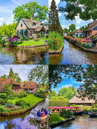 Escape to Giethoorn, Netherlands in July and August | A super healing fairy tale town guide for traveling with kids